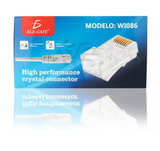 Conector RJ45 Cat6 / 100 Piezas