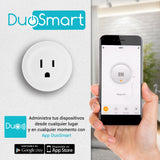 Contacto Eléctrico de Sobre Poner WIFI DuoSmart