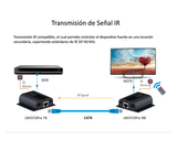 Kit Extensor de Video HDMI/ Resolución 1080p/ CAT6/ 50 metro/ Plug and play