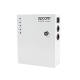 Fuente de Poder Profesional de 12 Vcd  4Amp / para 4 cámaras / Compatibilidad con Batería de Rrespaldo