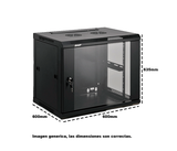 Gabinete de Pared de 12 Unidades/ Rack de 19in