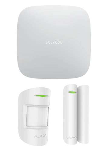 Kit de Alarma AJAX Starter/ 1 Sensor de Movimiento/ 1 Contacto Magnético / Blanco