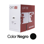 Cable UTP Cat5 Hikvision uso Exterior/ Negro/ 305m/ 100% Cobre