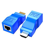 Kit Extensor de Video HDMI/ Resolucion 1080p/ CAT6/ 30 metro/ Plug and play
