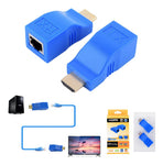 Kit Extensor de Video HDMI/ Resolucion 1080p/ CAT6/ 30 metro/ Plug and play