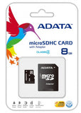 Memoria SD ADATA 8GB MicroSD Class4