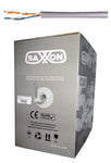 Cable UTP Cat3 Saxxon 2 Pares/ Gris/ 305m/ CCA/ Interior