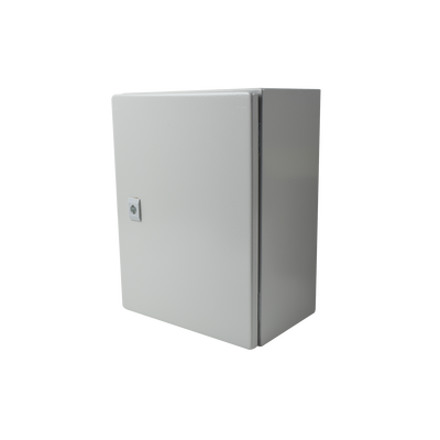Gabinete Metalico IP66 Uso en Intemperie 25x30x15 cm (Incluye Chapa y Llave)