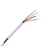 Cable de Alarma 22AWG /4 conductores / Tipo CCA de Color Blanco